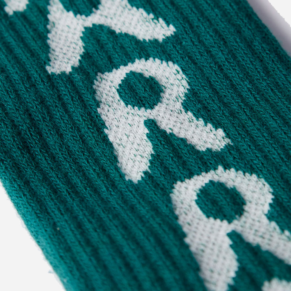 Parra - Hole Logo Crew Socks - Castleton Green