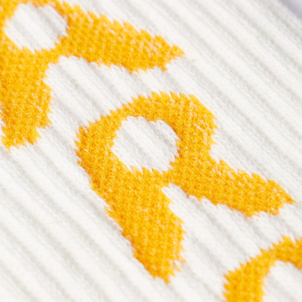 Parra - Hole Logo Crew Socks - White