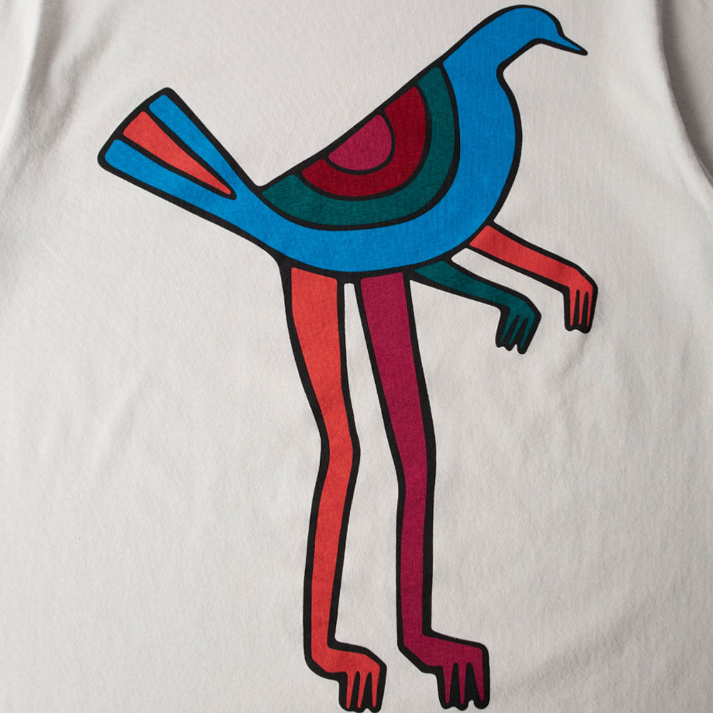 PARRA - PIGEON LEGS T-SHIRT - Light Grey