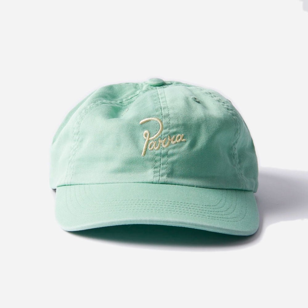 Parra - Logo 6 Panel Hat - Green Agency Script