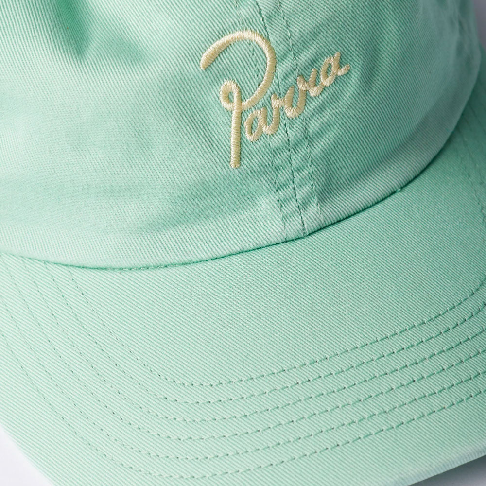 Parra - Logo 6 Panel Hat - Green Agency Script