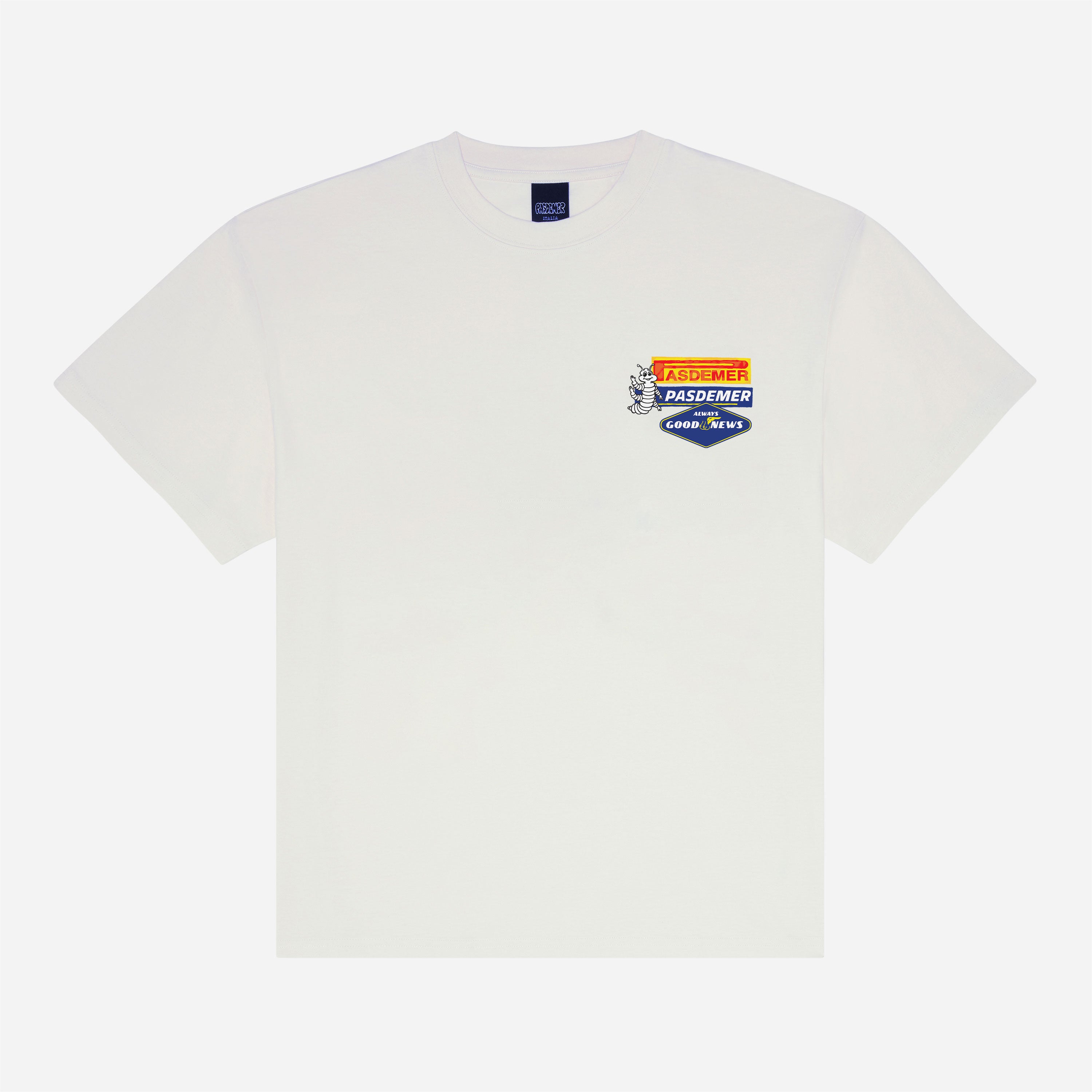 Pas De Mer - Good News T-shirt - White