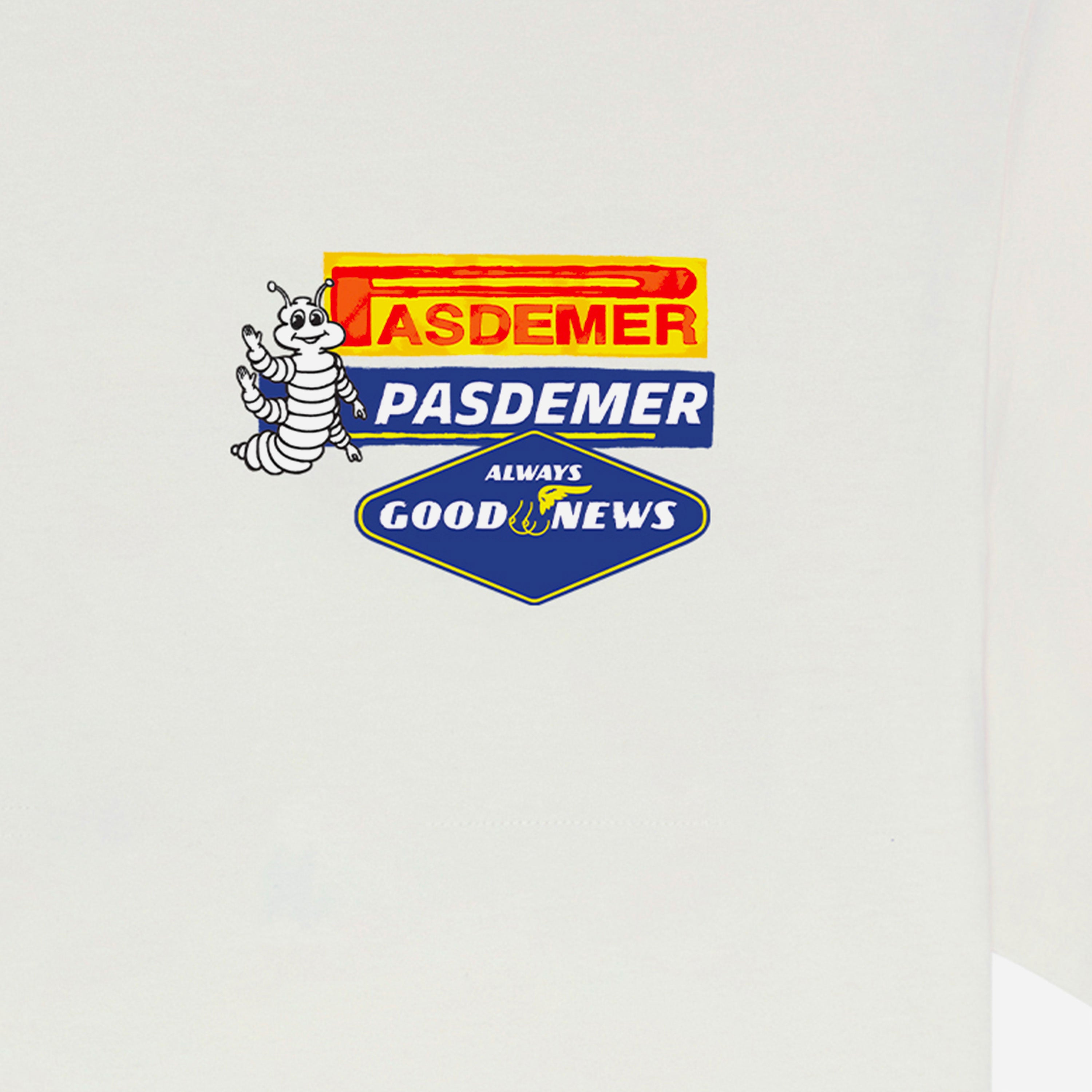 Pas De Mer - Good News T-shirt - White