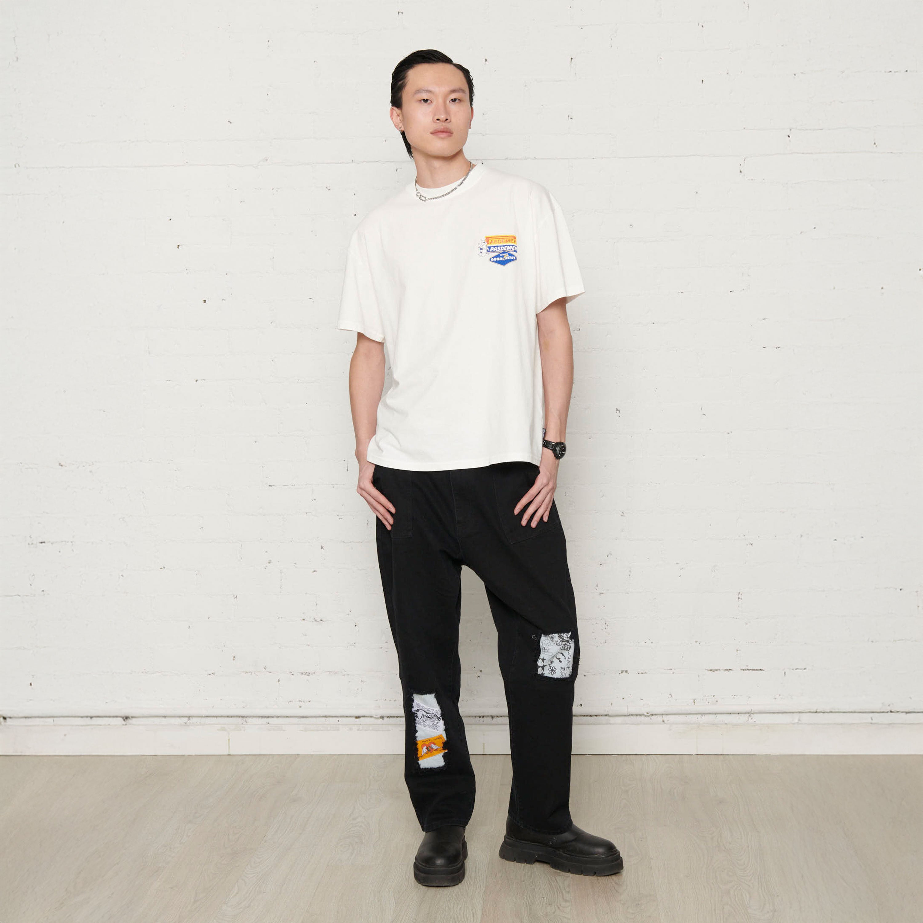 Pas De Mer - Good News T-shirt - White