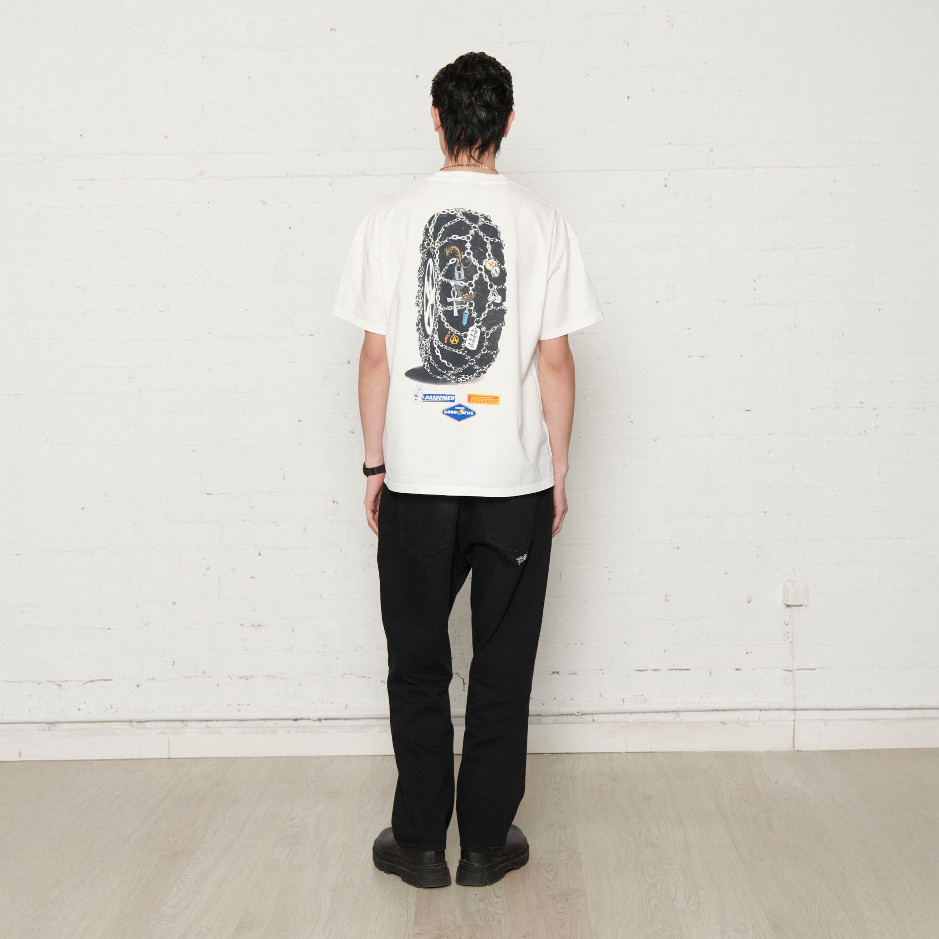Pas De Mer - Good News T-shirt - White