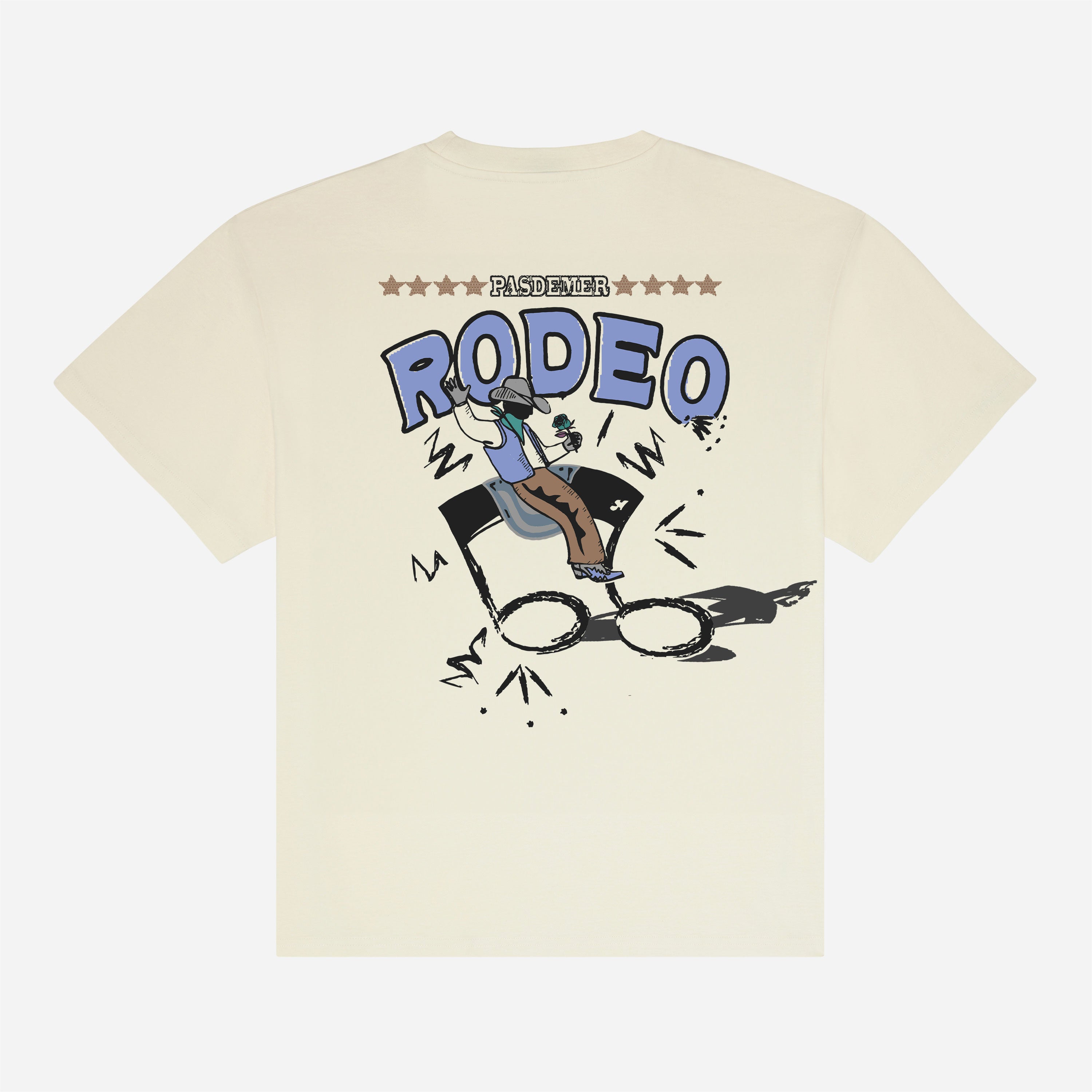 Pas De Mer - Rodeo T-Shirt - Cream