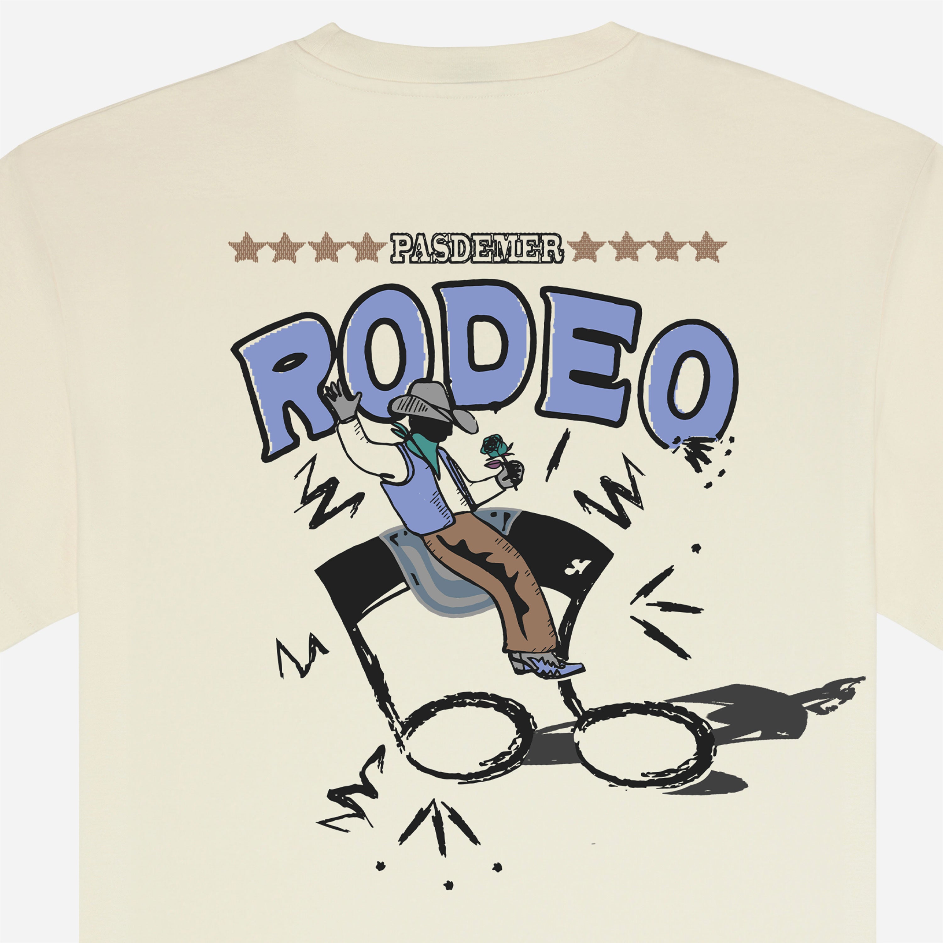 Pas De Mer - Rodeo T-Shirt - Cream