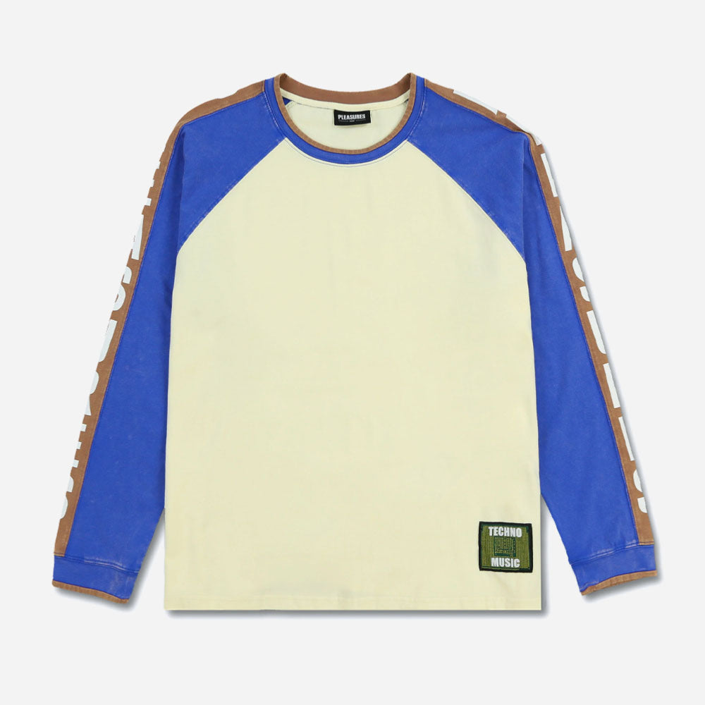 PLEASURES - TECHNO RAGLAN LONG SLEEVE - Off White