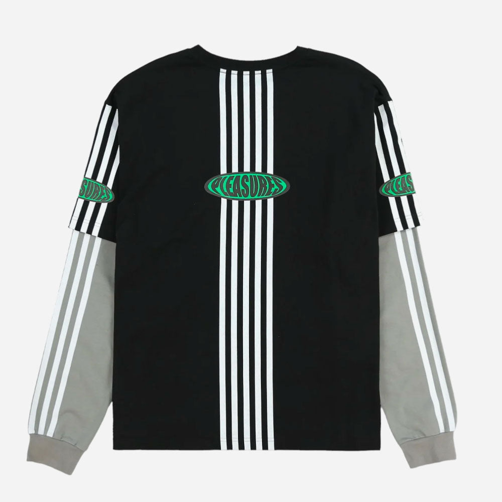 Pleasures - False Layered Long Sleeve - Black