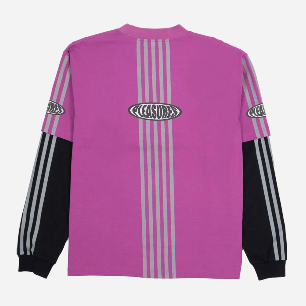 PLEASURES - FAUX LAYERED LONG SLEEVE - Purple