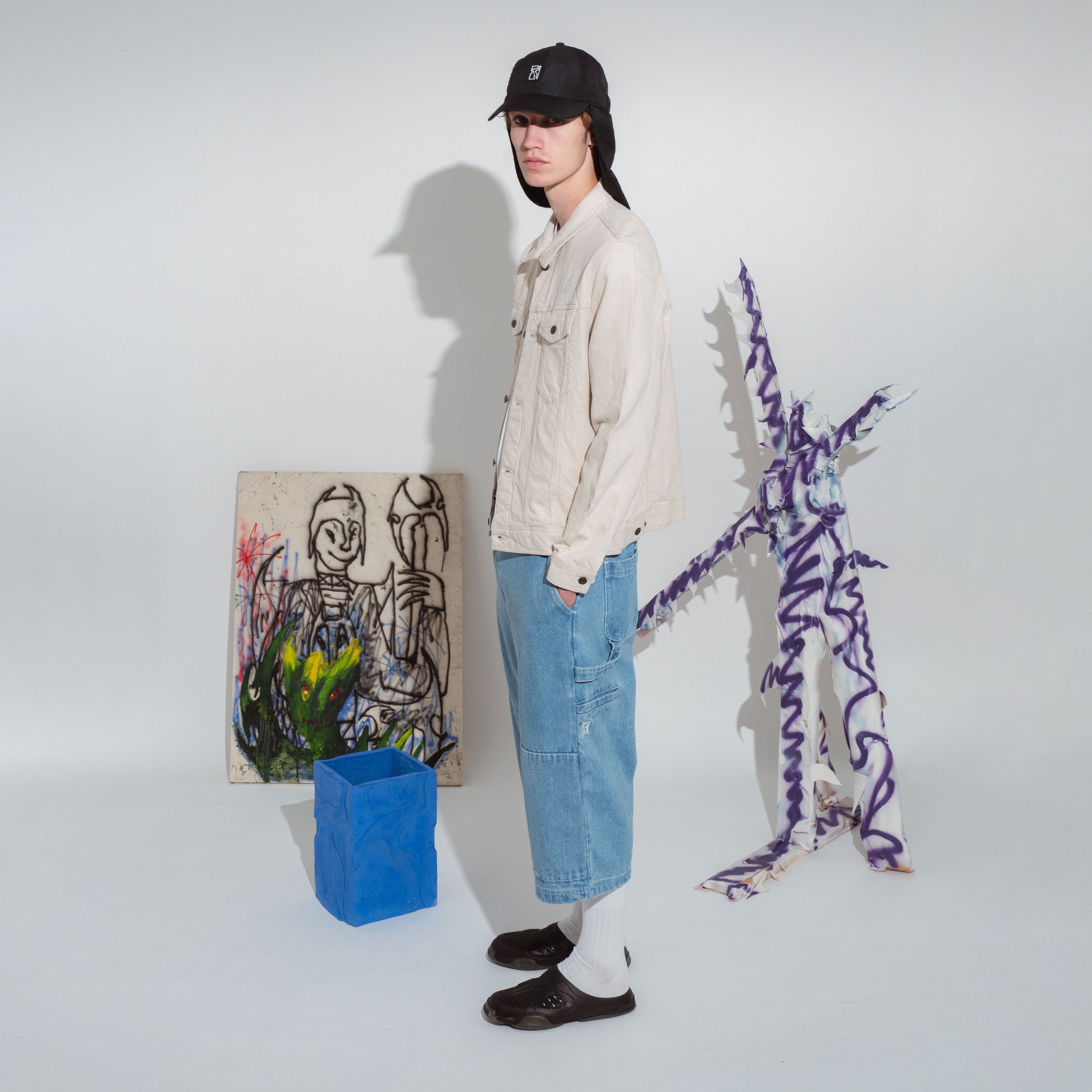 Poetic Collective - Sculptor Shorts - Light Denim