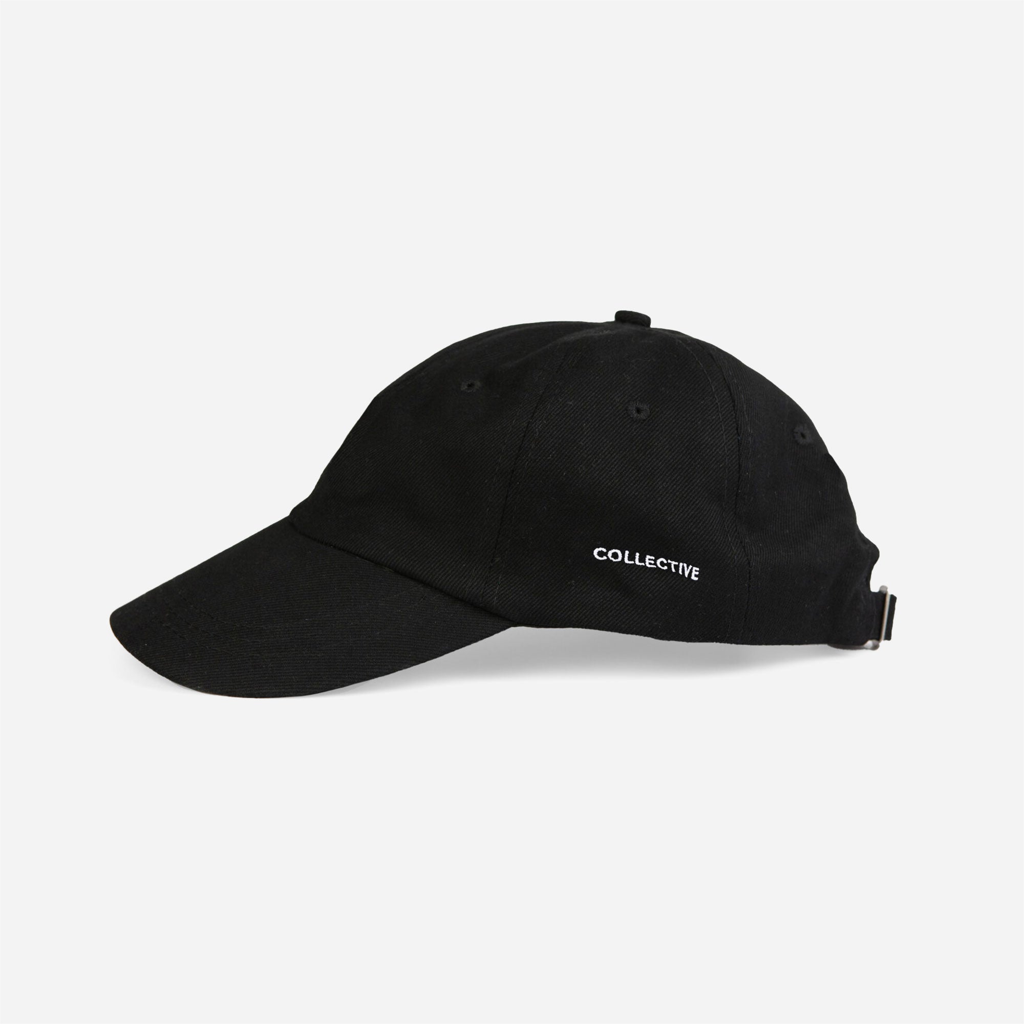 Poetic Collective - Classic Cap Side Embroidery - Black / White