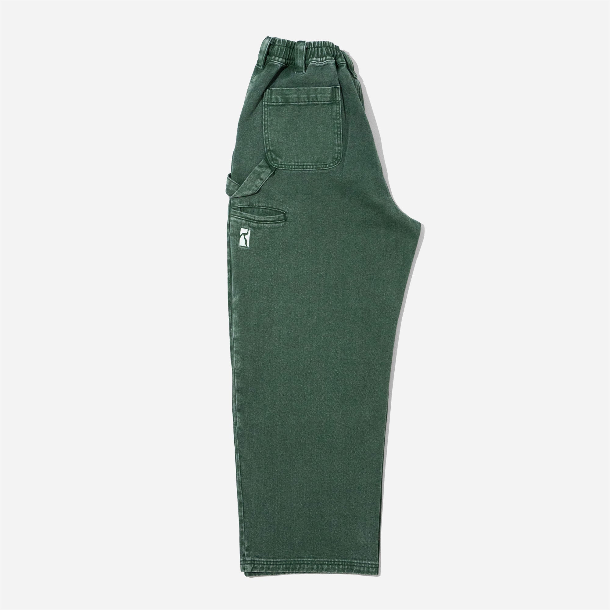 Poetic Collective - Sculptor Pant - Green Acid Denim Wash