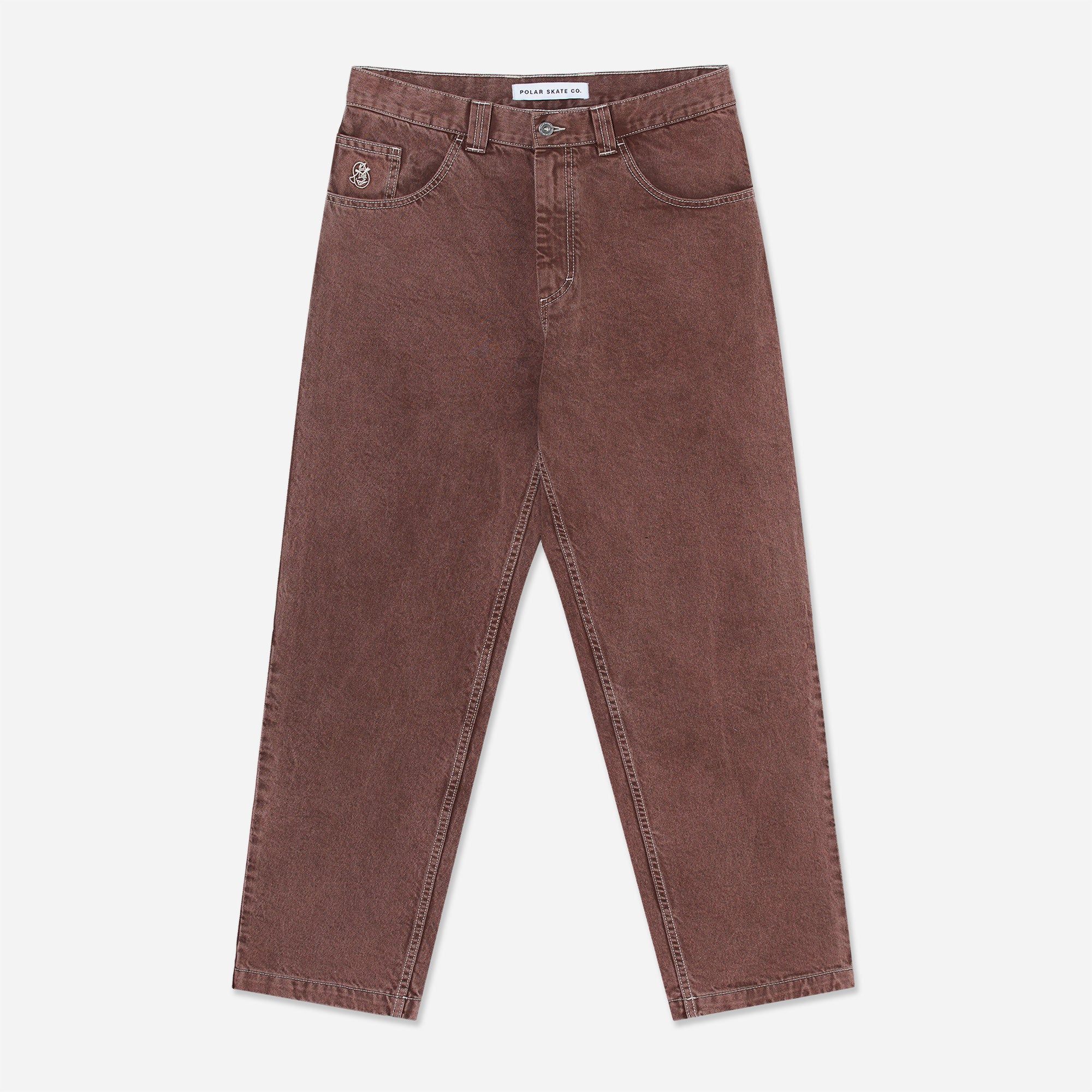 Polar Skate Co. - 93'S Jean Denim - Brownstone