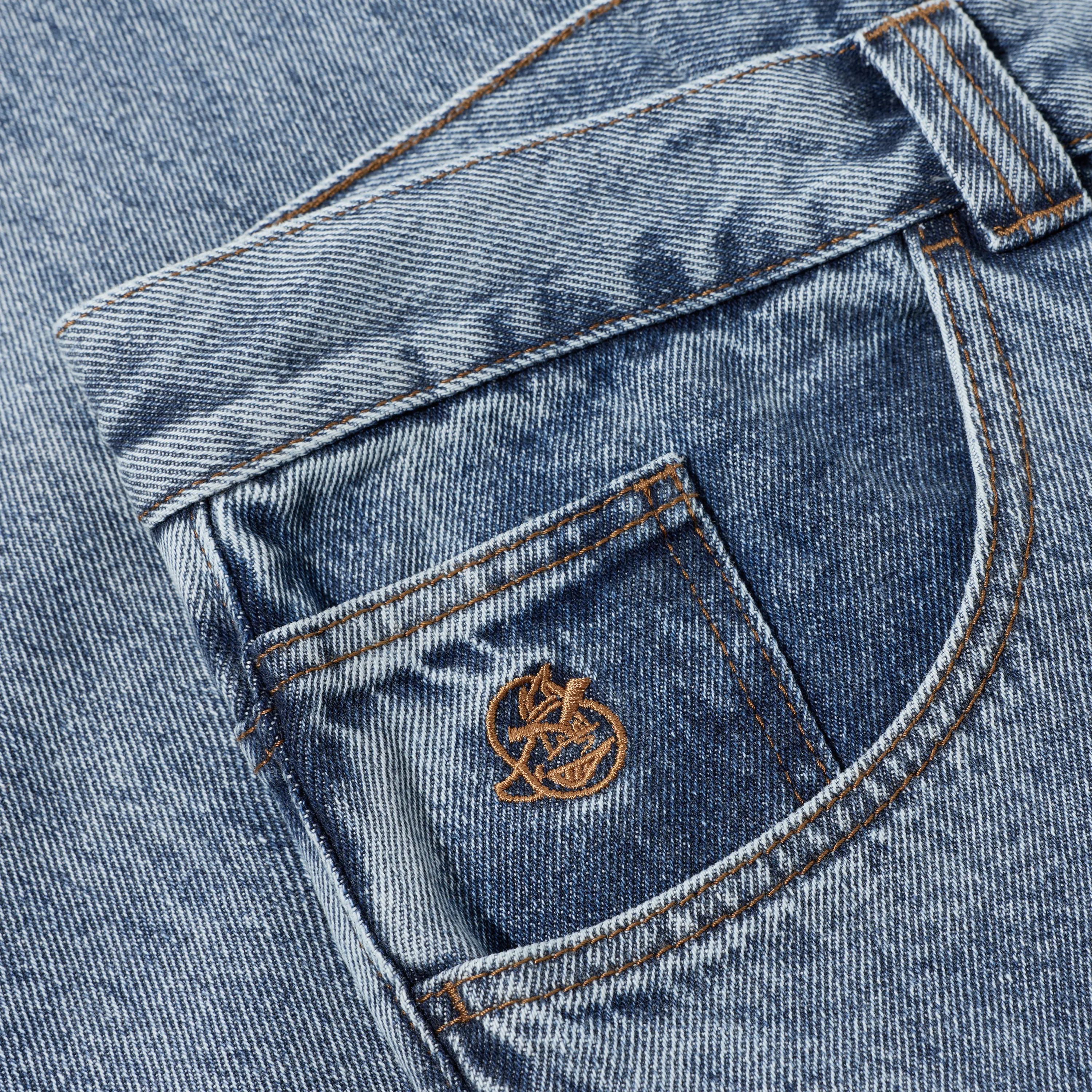 Jean Polar Skate Co. - '93! Denim Pants Heavy Washed Blue
