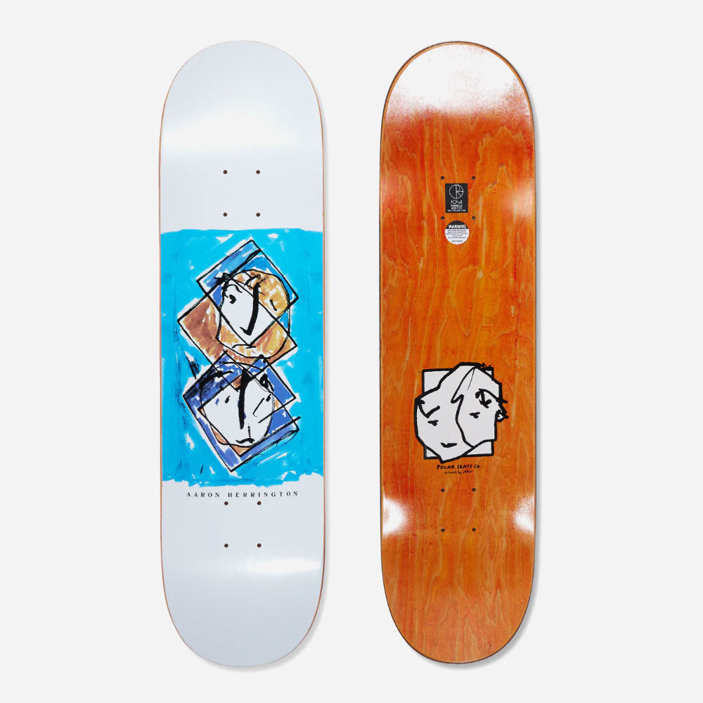 Polar Skate Co. - Aaron Herrington Twisted Deck - White