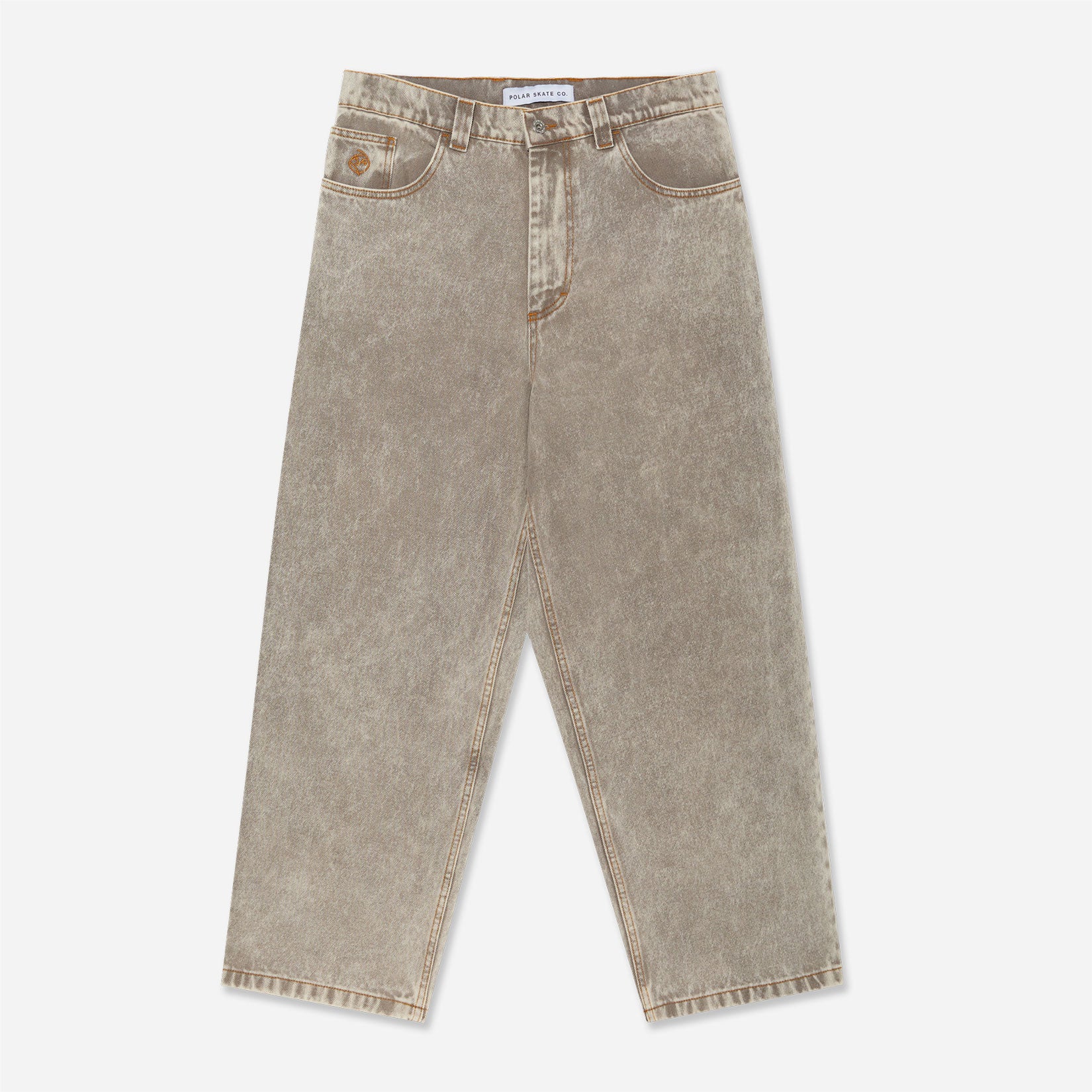 POLAR - BIG BOY JEAN DENIM - Brown Blue