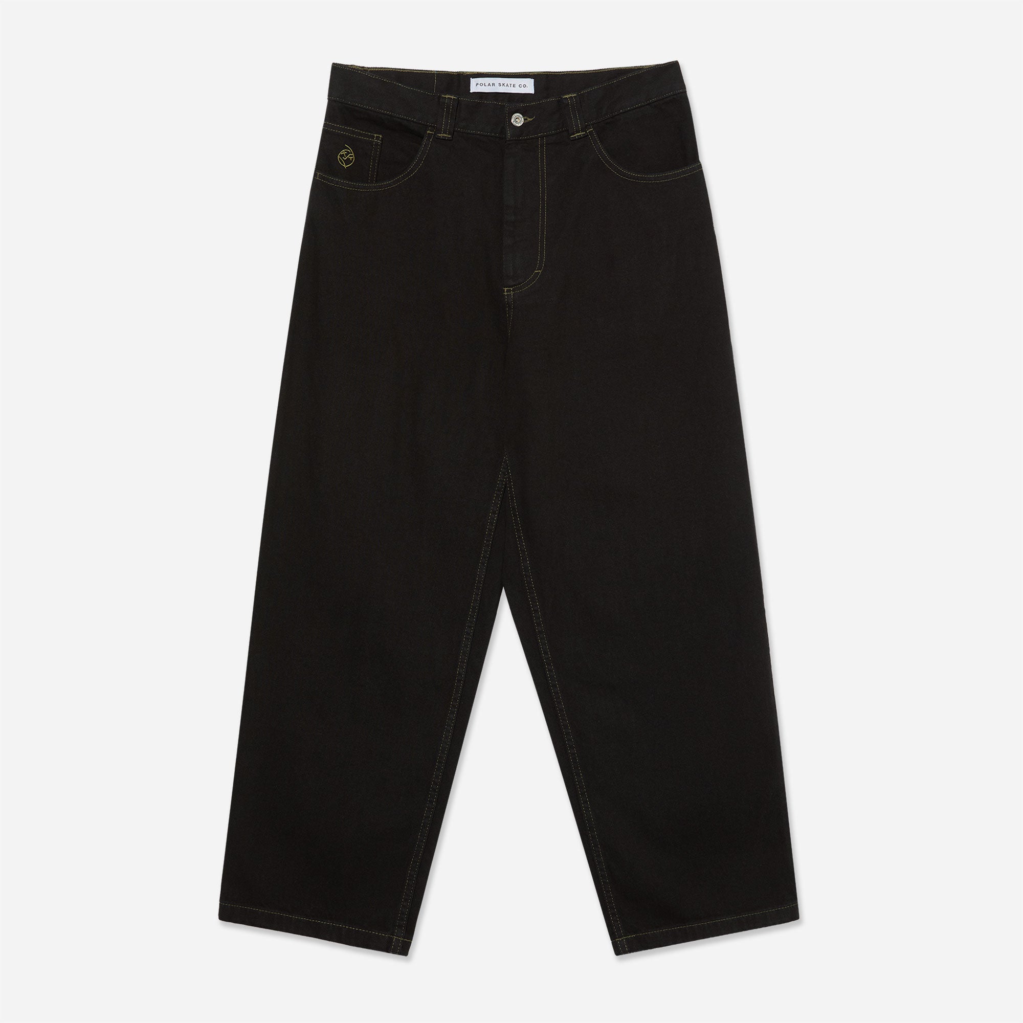 Polar - Big Boy Denim Pants - Black / Dark Olive