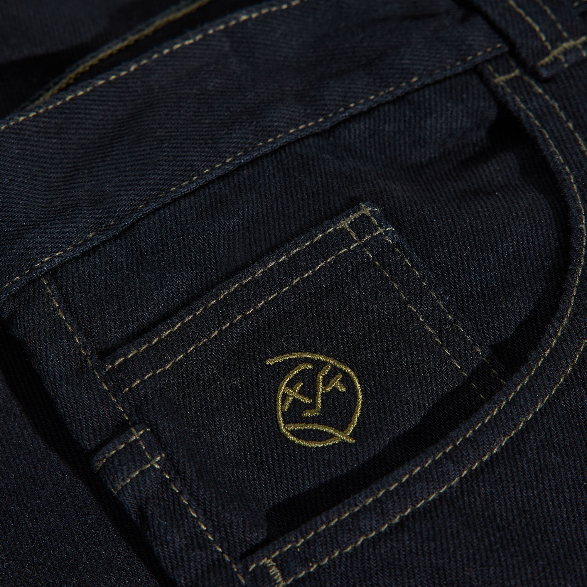Polar - Big Boy Denim Pants - Black / Dark Olive