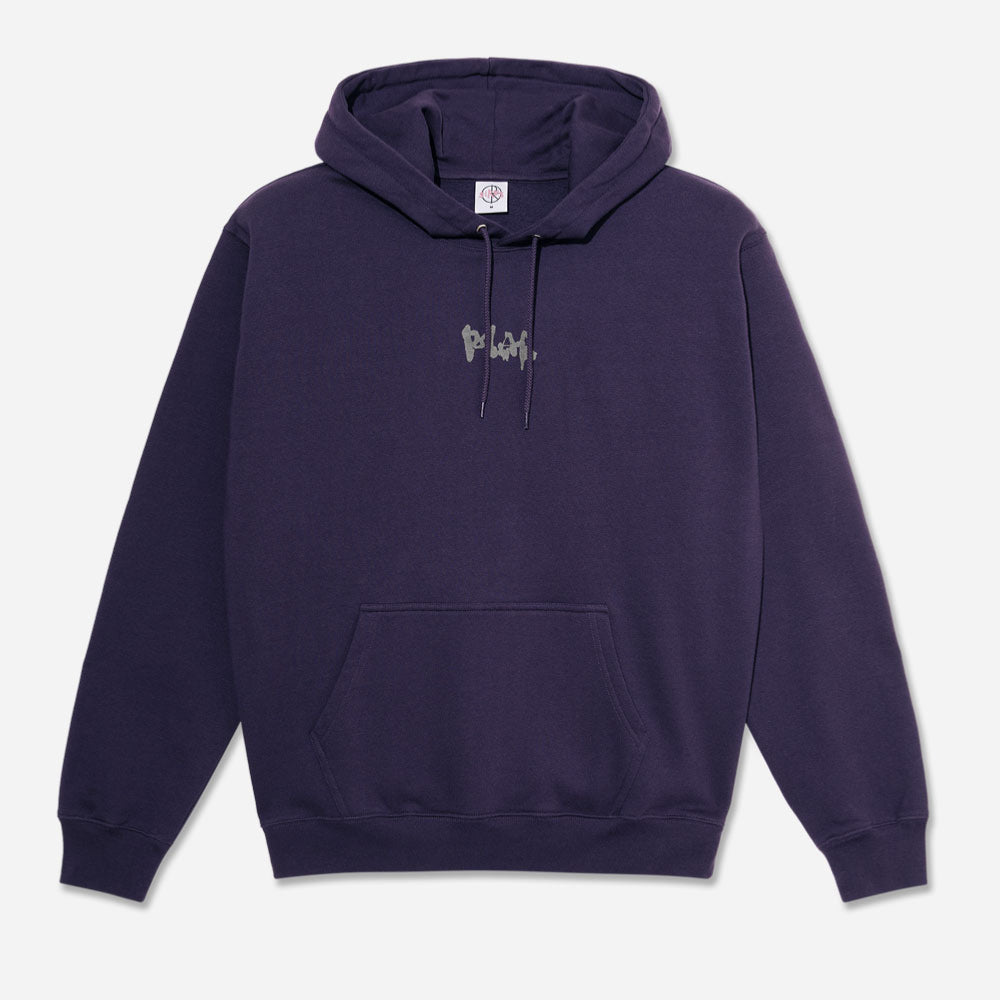 Polar - Dave Hoodie Drip Logo - Dark Violet