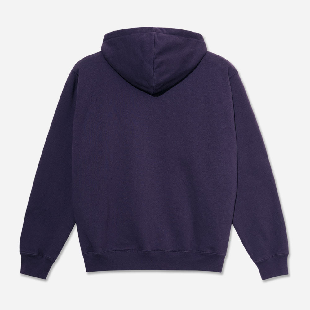 Polar - Dave Hoodie Drip Logo - Dark Violet
