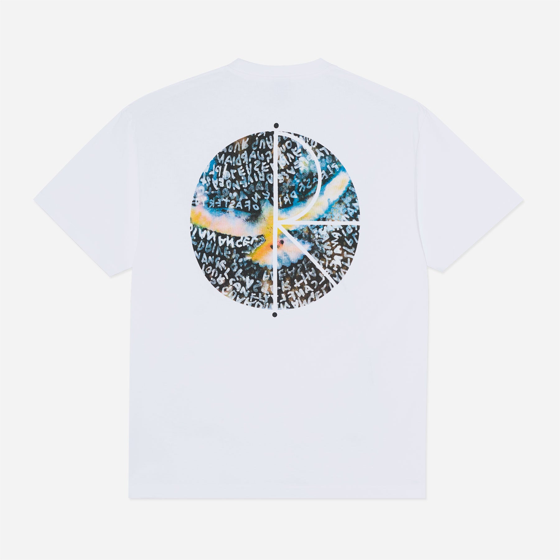 Polar Skate Co. - Searching For Peace Fill Logo Tee - White