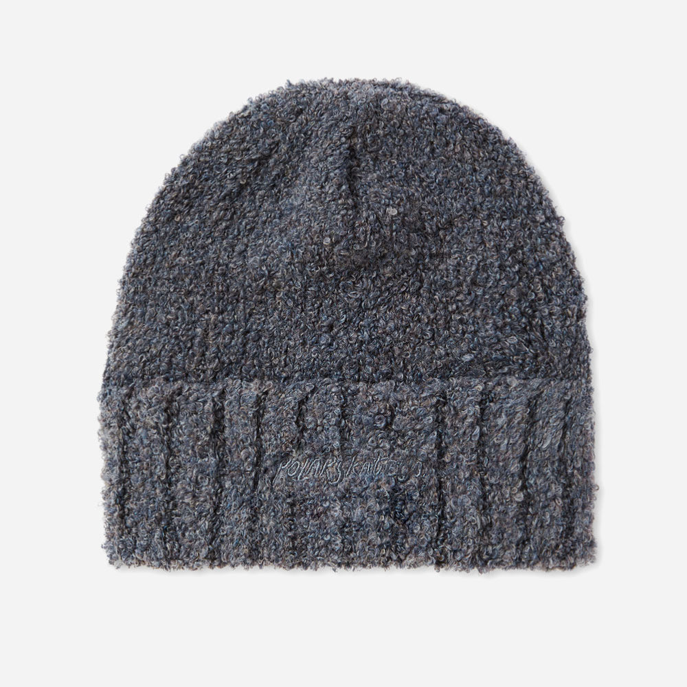 Polar - Fluffy Beanie - Gray Blue