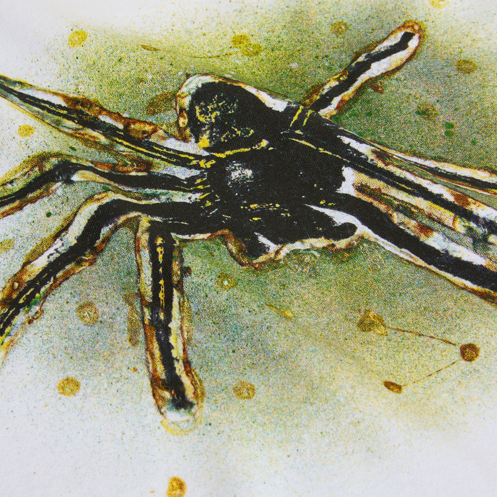 POLAR - GREEN SPIDER TEE - White