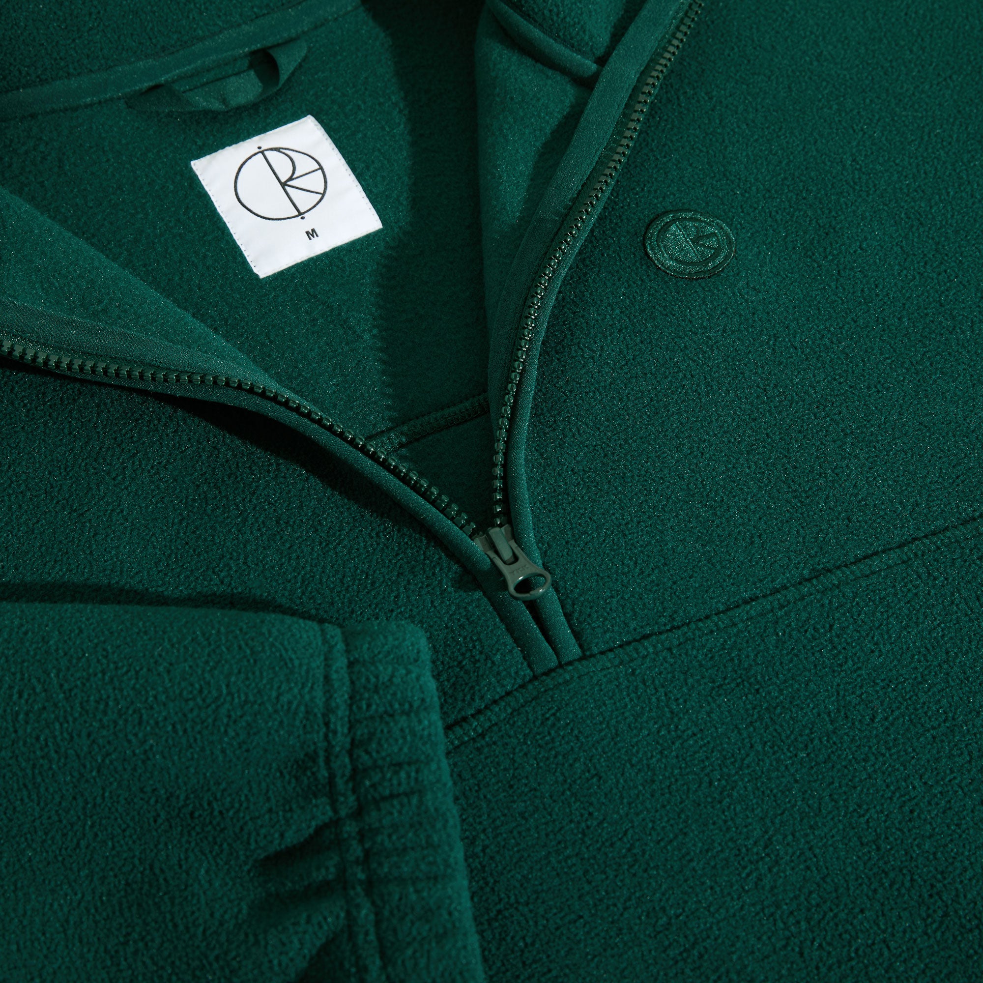 Polar - Ivan Half Zip Sweatshirt - Dark Emerald