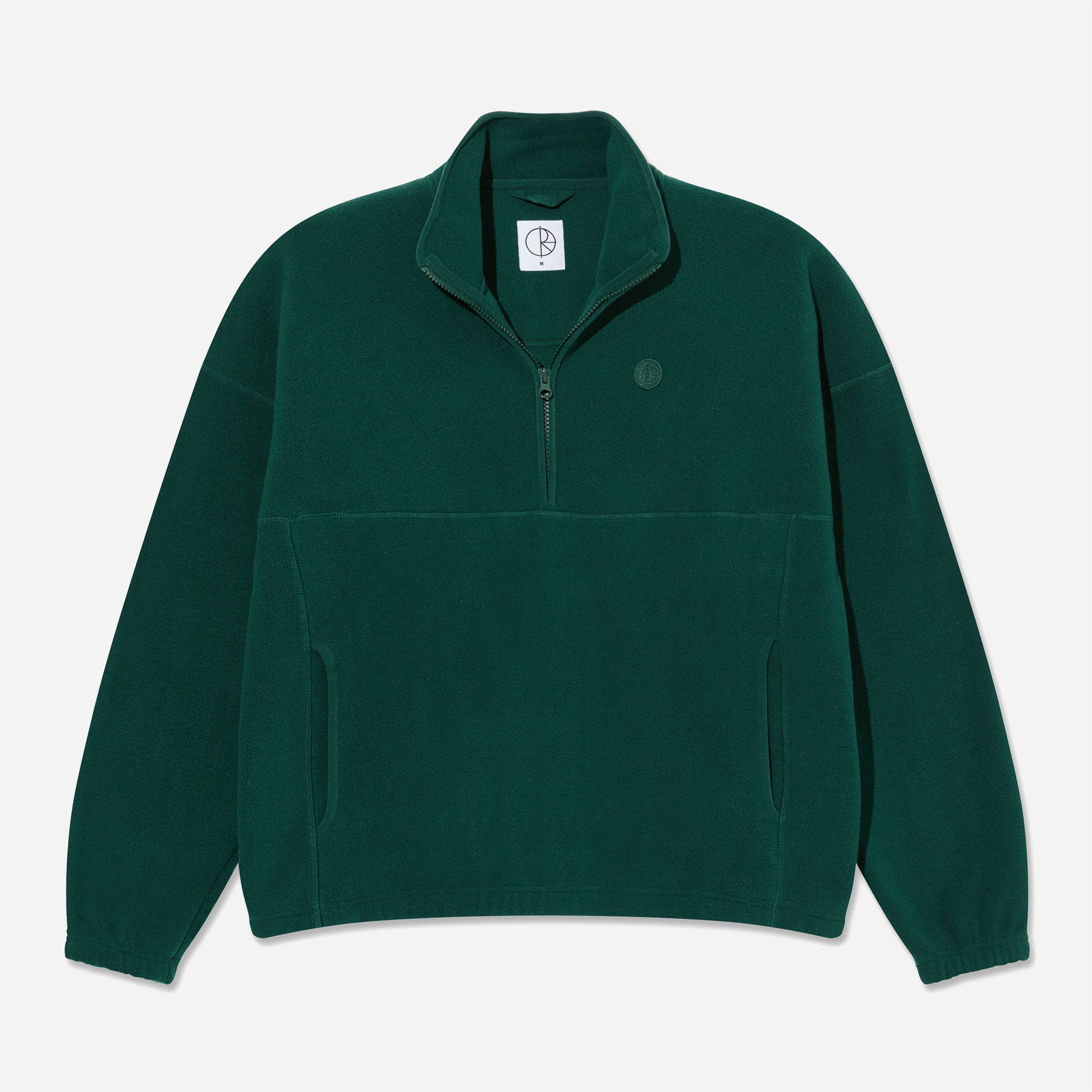 Polar - Ivan Half Zip Sweatshirt - Dark Emerald