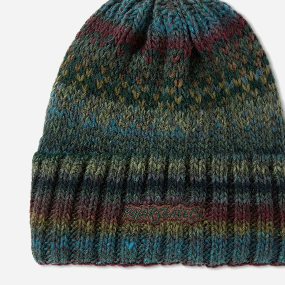 Polar - Multi Beanie - Blue - Wine - Green