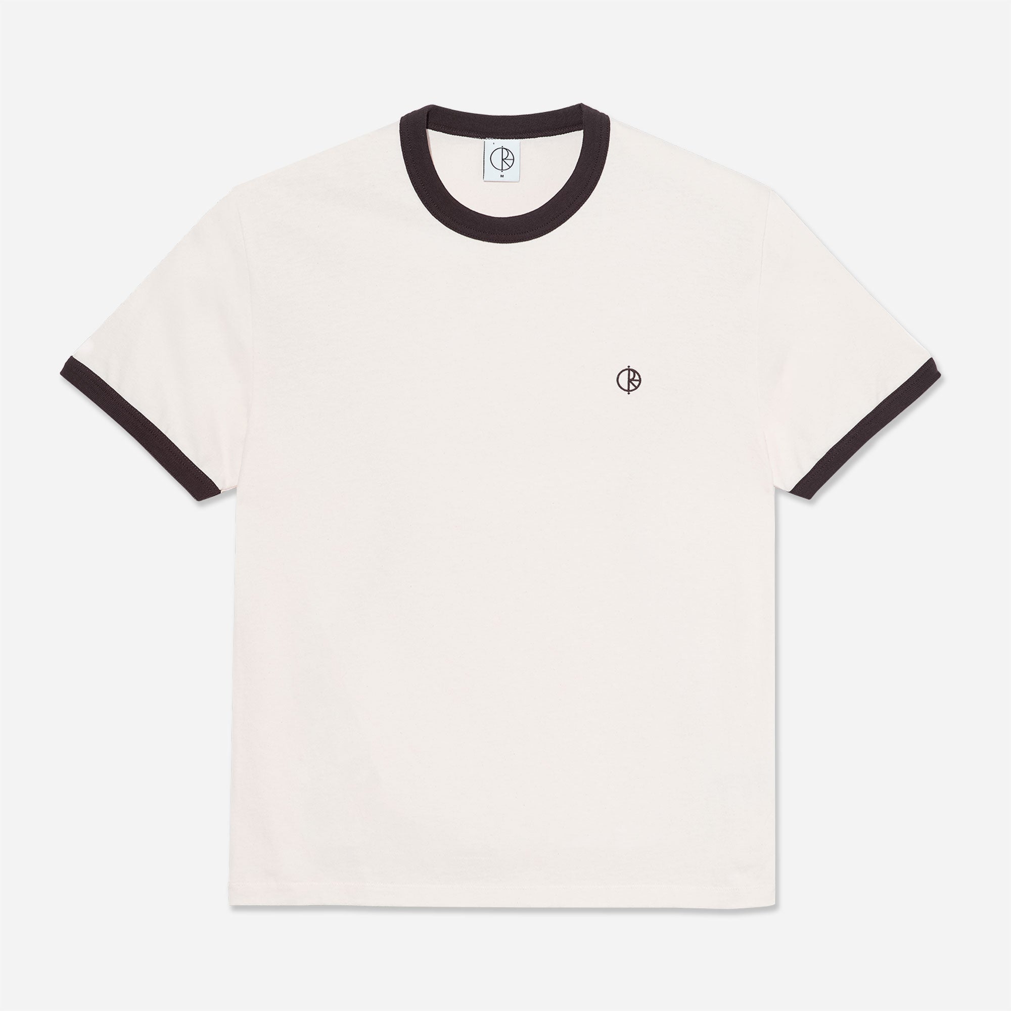 Polar - Ringer Tee - Ivory / Chocolate