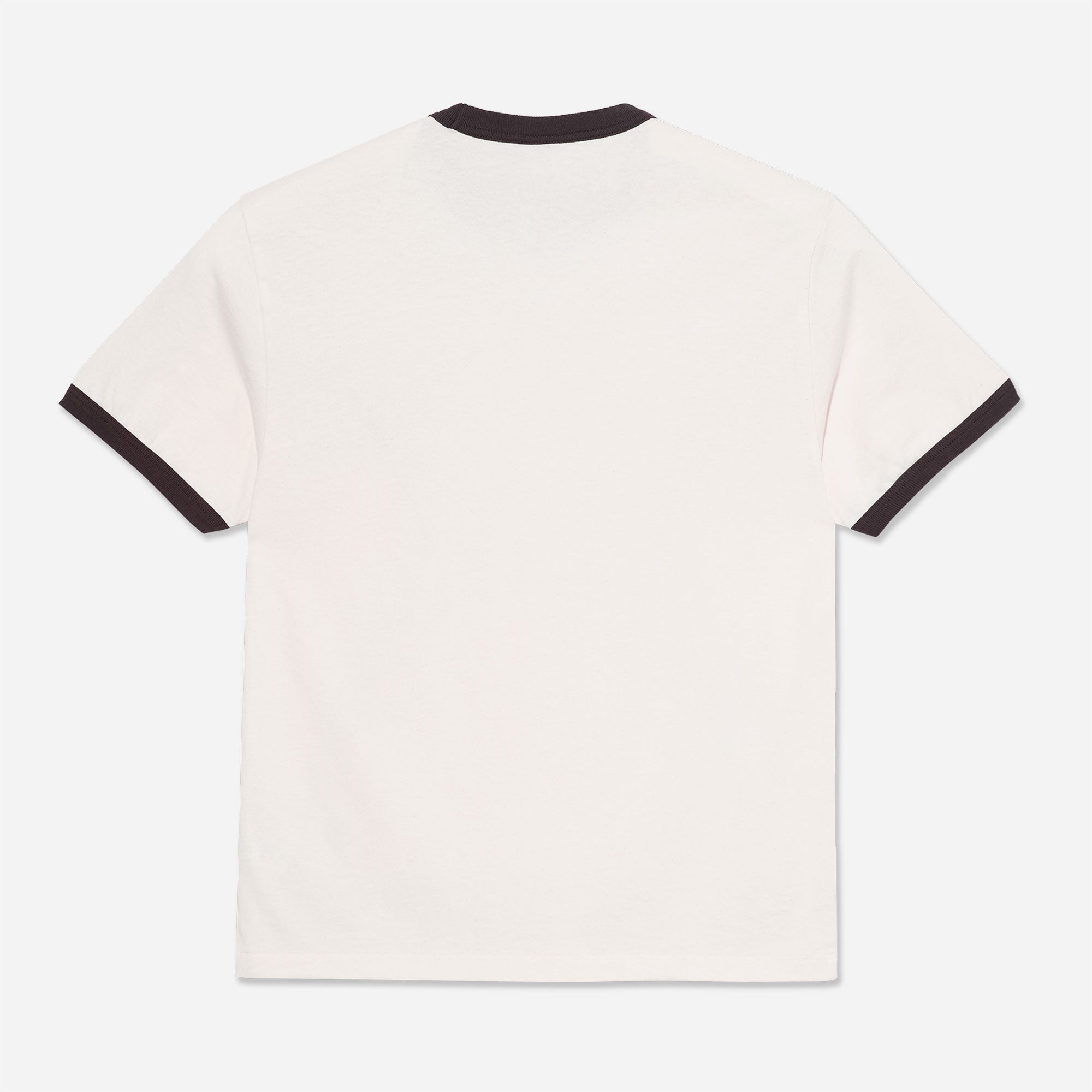 Polar - Ringer Tee - Ivory / Chocolate