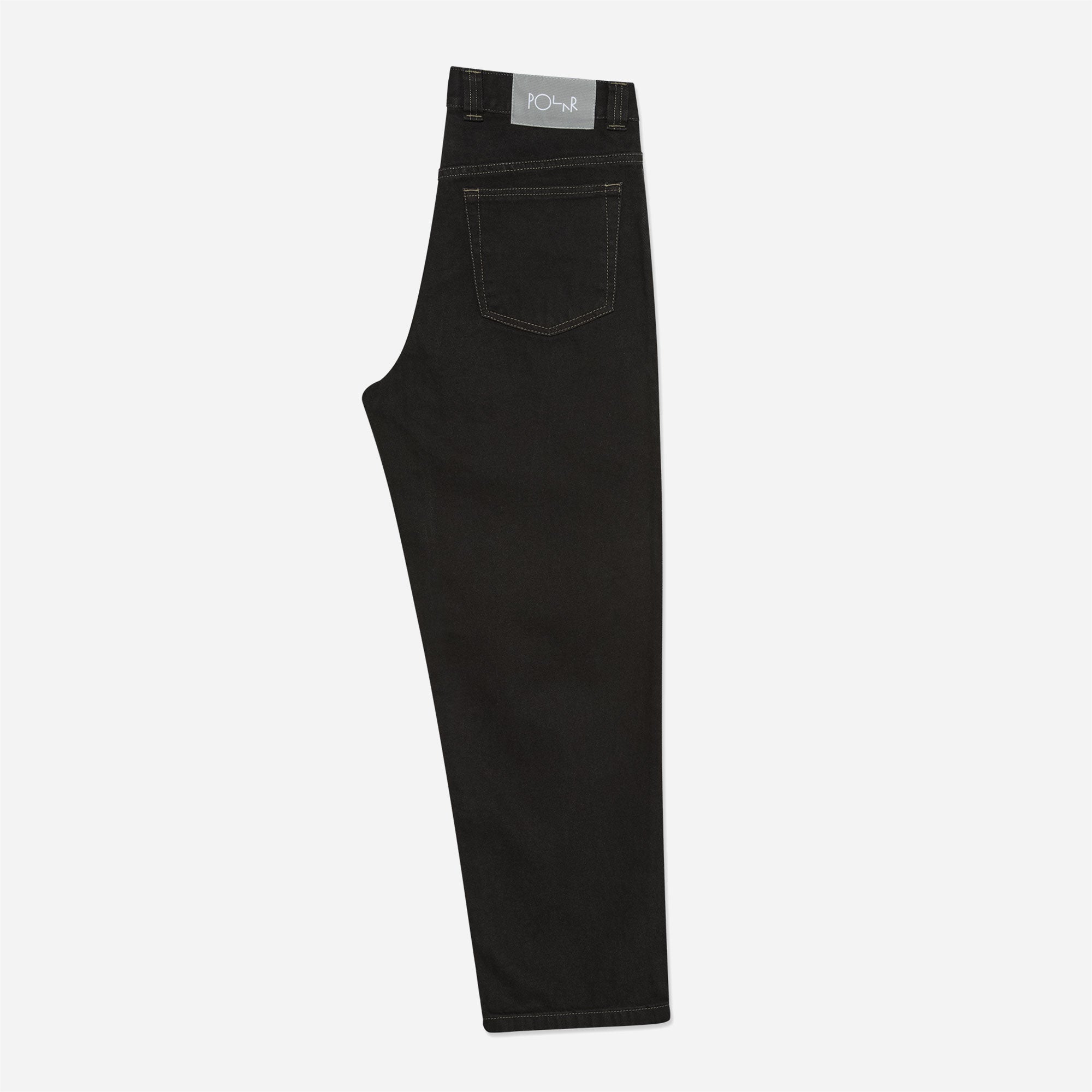 Polar Skate Co. - 93'S Jean Denim Contrast Stitching - Black / Dark Olive