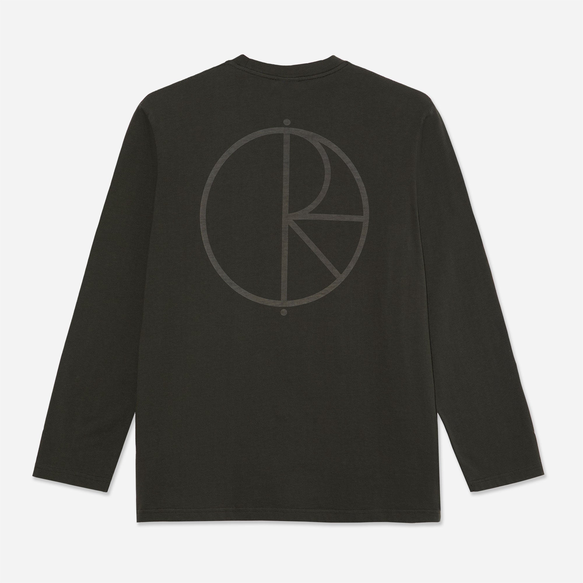 Polar - Steve LS Tee Stroke Logo - Dirty Black