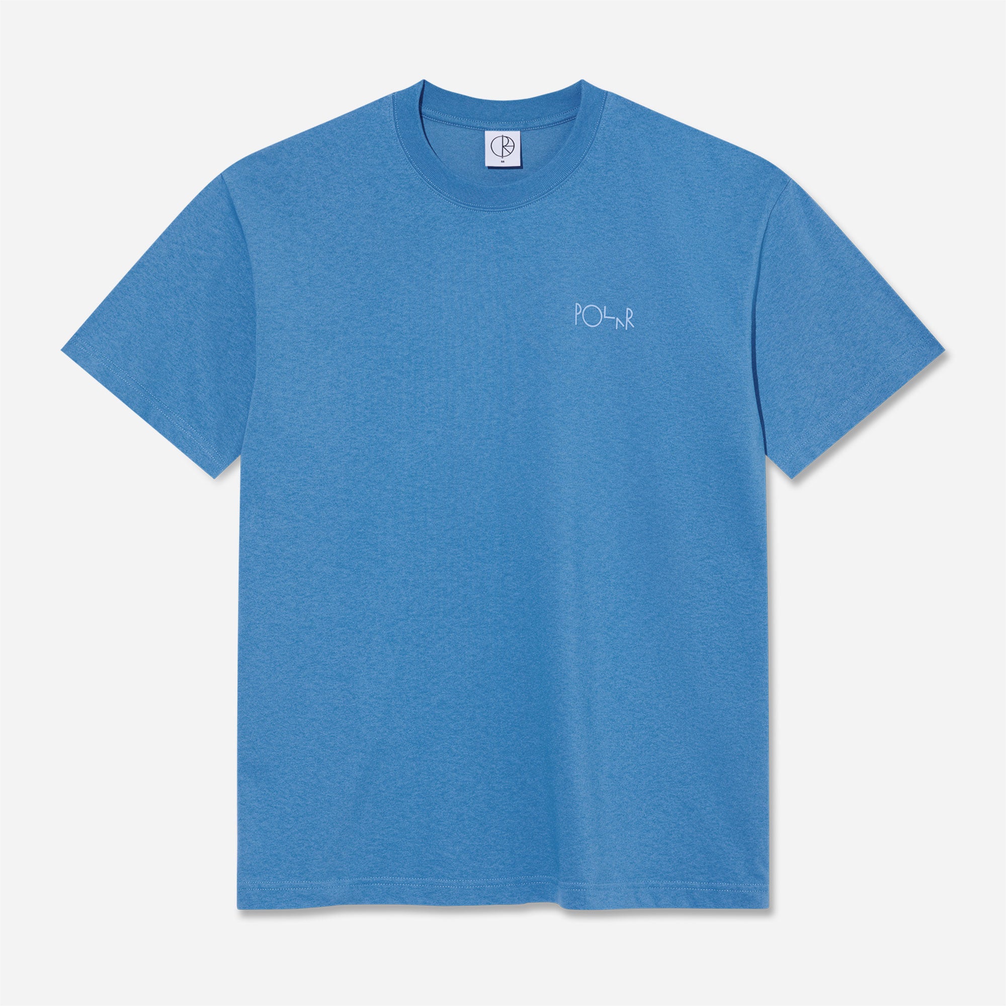 Polar - Stroke Logo Contrast Tee - French Blue