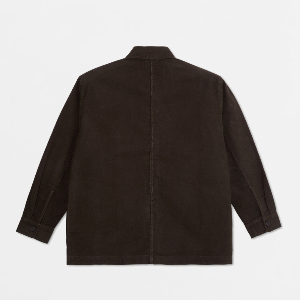 POLAR - THEODORE OVERSHIRT BRUSHED TWILL - Dark Olive