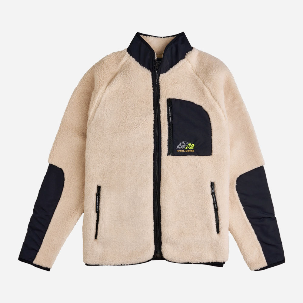 Rave Skateboards - FB Sherpa Fleece Jacket - Sand