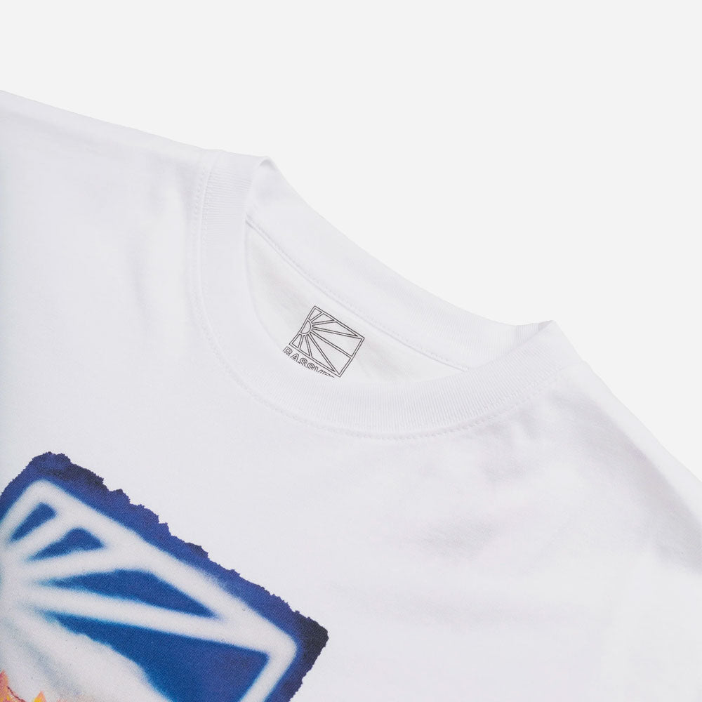 RASSVET - ON FIRE KNIT T-SHIRT - White