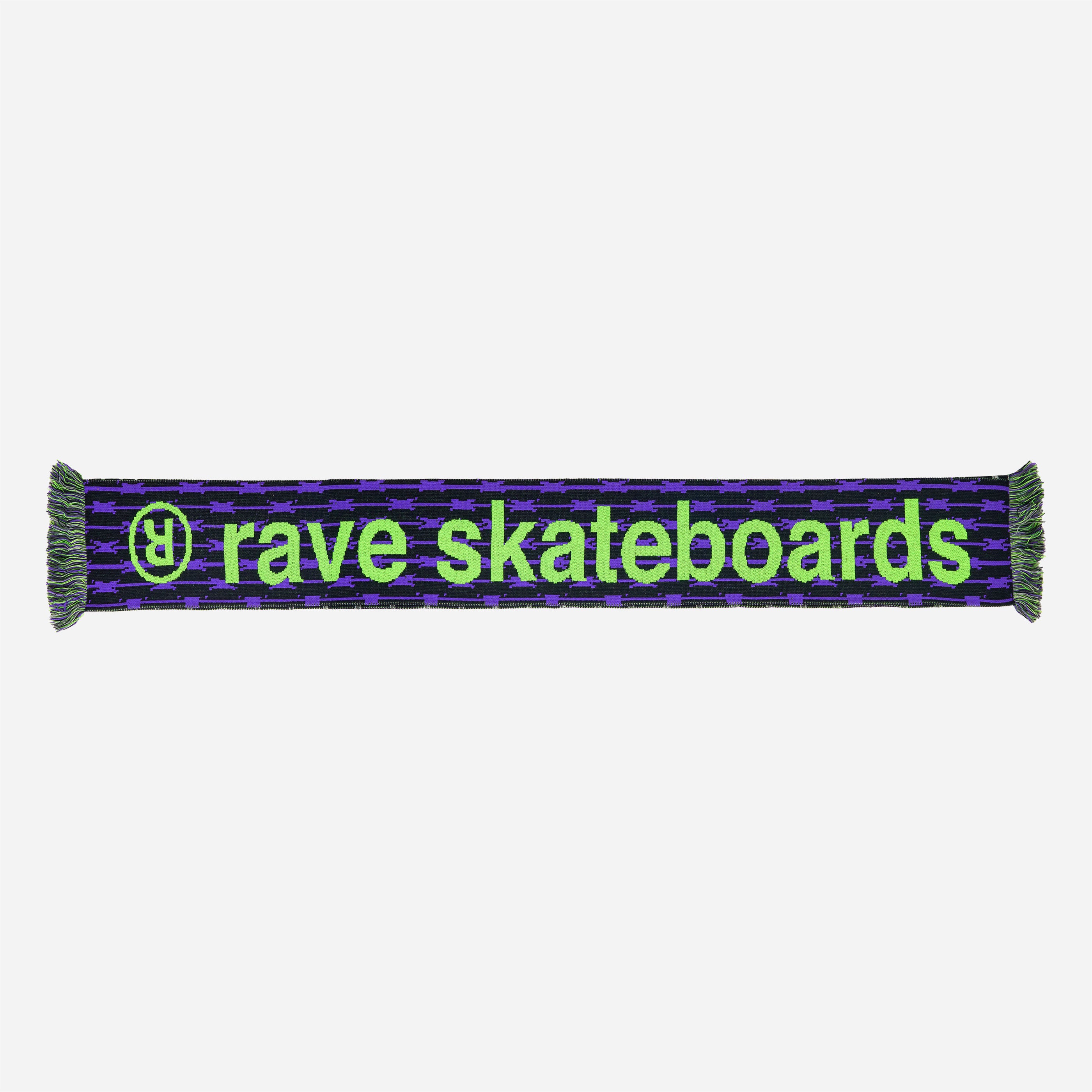 Rave Skateboards - Boyd Denim Scarf Multi - Black Gray