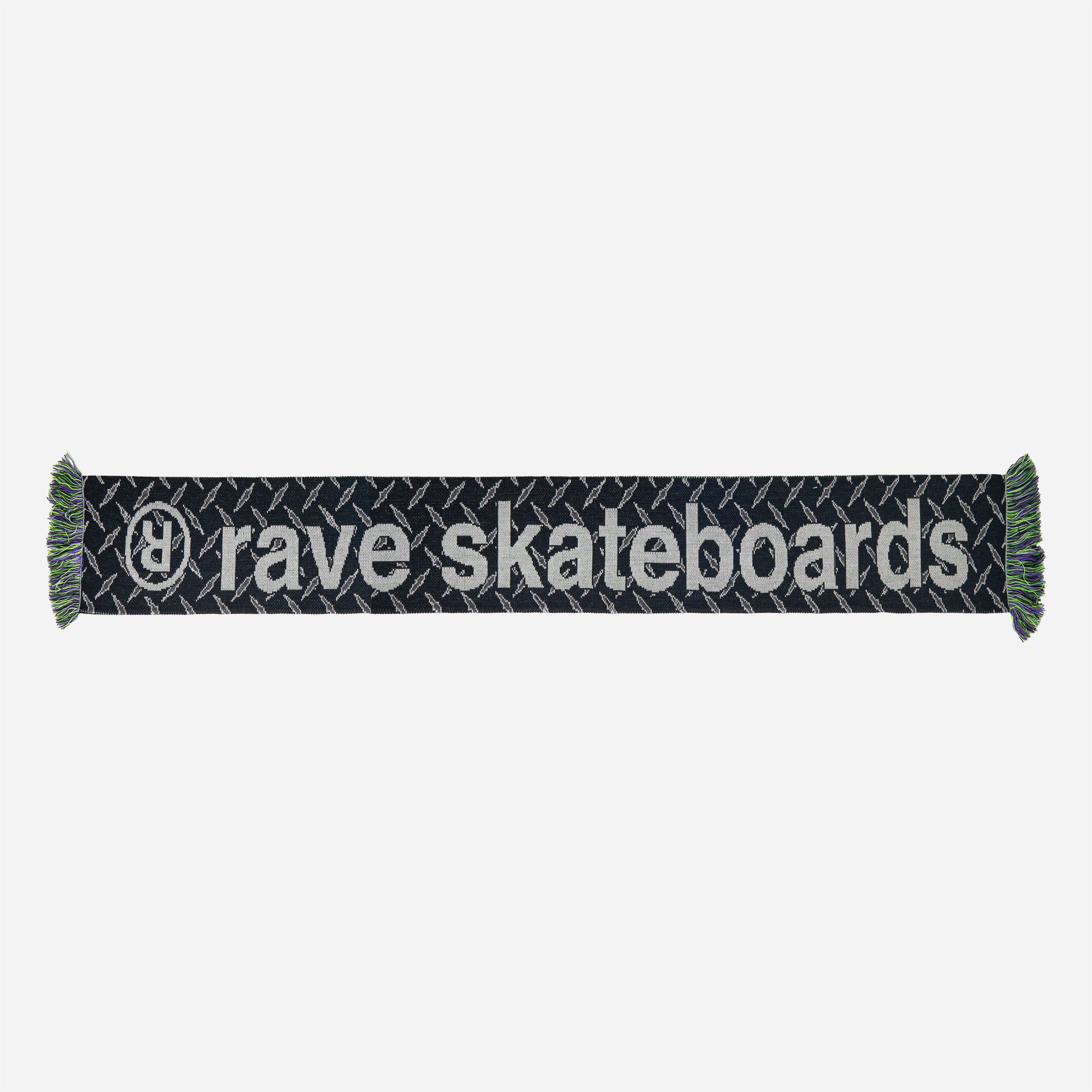 Rave Skateboards - Boyd Denim Scarf Multi - Black Gray