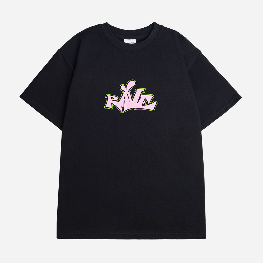 Rave skateboards - dekciw tee - black