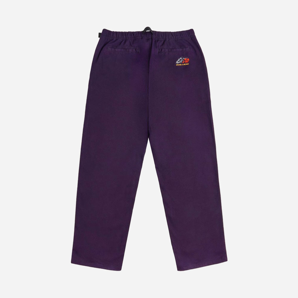 Rave skateboards - f & b climbing pant- dark purple