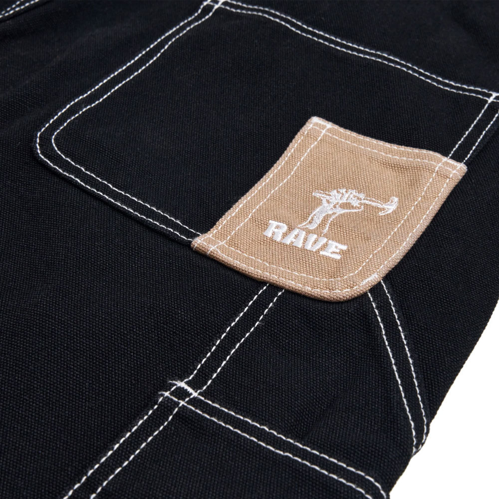 RAVE SKATEBOARDS - JOHN CARPENTER PANT-  Black