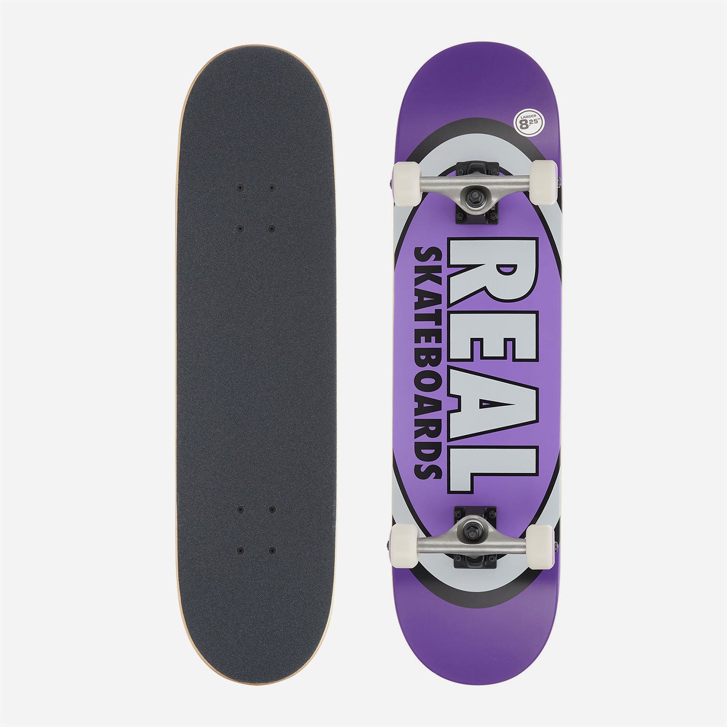 Real - Classic Oval Complete Skateboard - Purple