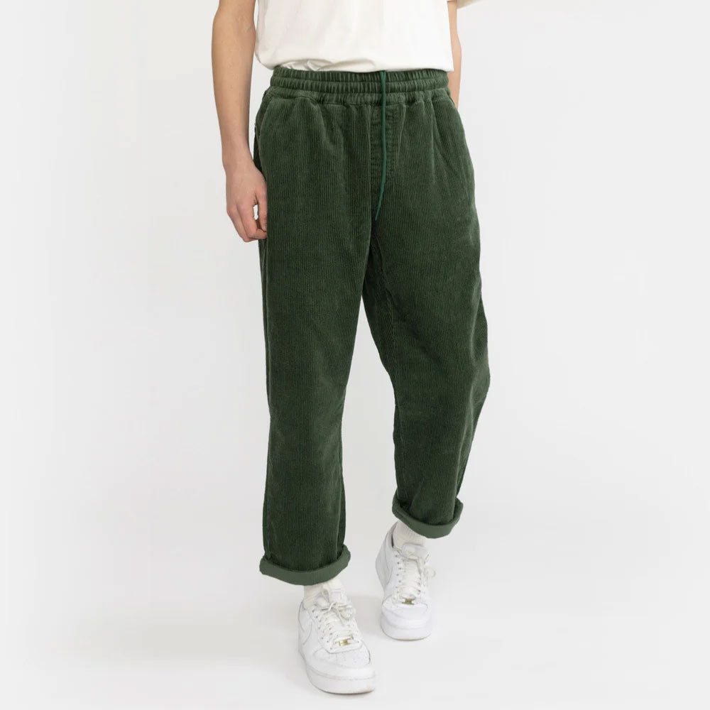 REVOLUTION - CASUAL TROUSERS - Darkgreen