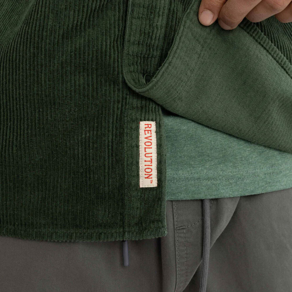 REVOLUTION - UTILITY SHIRT - Darkgreen