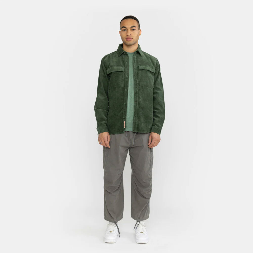 REVOLUTION - UTILITY SHIRT - Darkgreen