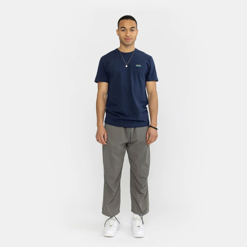 REVOLUTION - REGULAR T-SHIRT VAN  - Navy Melange