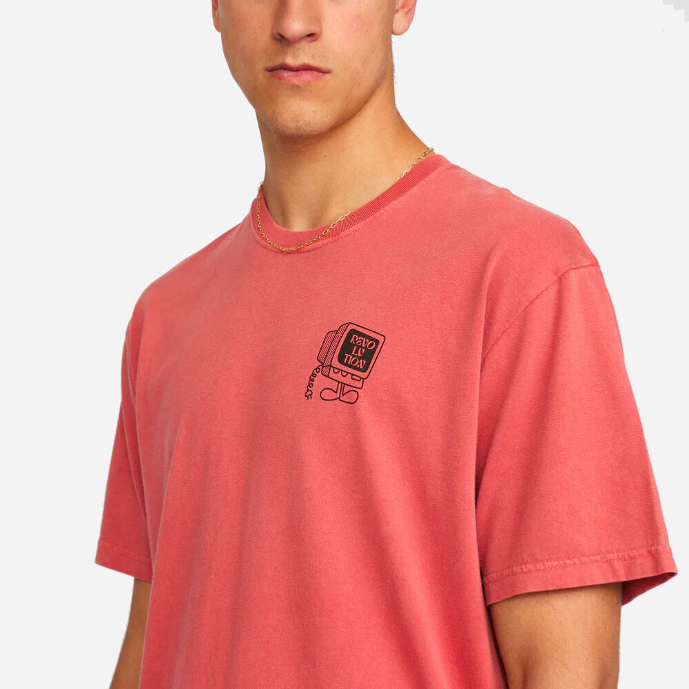 Revolution - Loose T -shirt Computer - Red